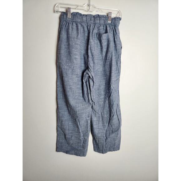 Pact Organic Cotton Womens Crop pants sz XS stretch waist pockets granola girl - Picture 5 of 11